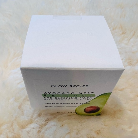 NIB GLOW RECIPE AVOCADO MELT RETINOL SLEEPING MASK - Picture 2 of 6